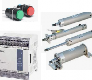 Bài 16: Làm việc với xylanh khí nén (Khoan phôi)(PLC Mitsubishi)